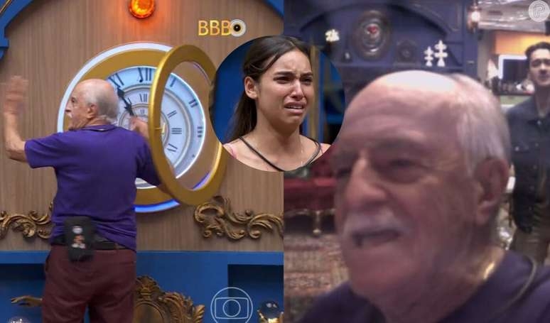 'BBB 24': Ary Fontoura entra na casa, imita Vanessa Lopes e aperta o botão da desistência: 'Aqui só tem atores'