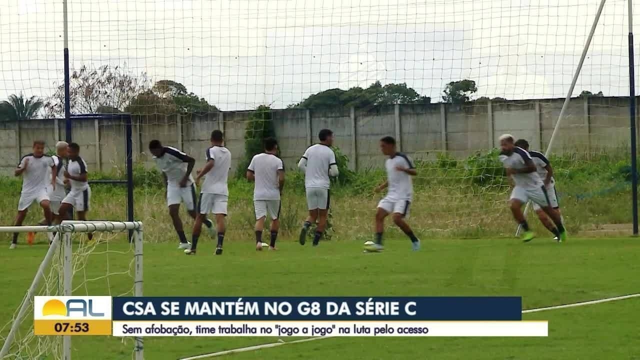 CSA finaliza treinamento e embarca para encarar Guarani